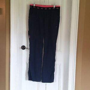 Koi Lite 720 Spirit Slim Fit navy scrub pants size Large Tall